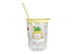 塑料吸管杯600ml